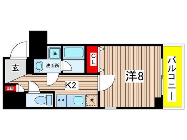 ア　レーズの物件間取画像